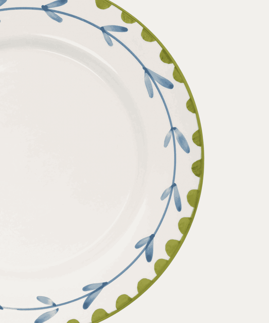 Banana Hand-Painted Dinner Plate - Set of 4