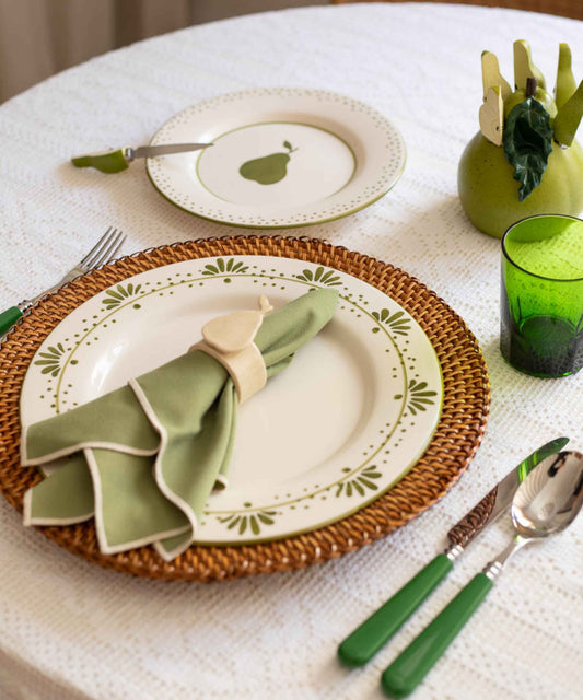 Sina Hand-Painted Dinner Plate - Set of 4