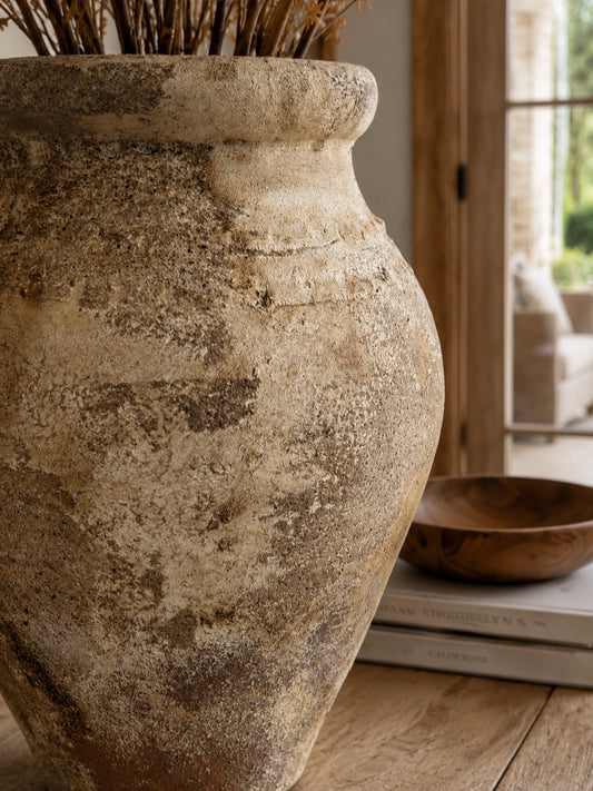 Terra patina no76 - Terracotta Decorative Vase