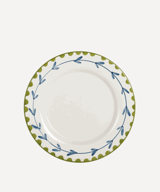 Banana Hand-Painted Dinner Plate - Set of 4