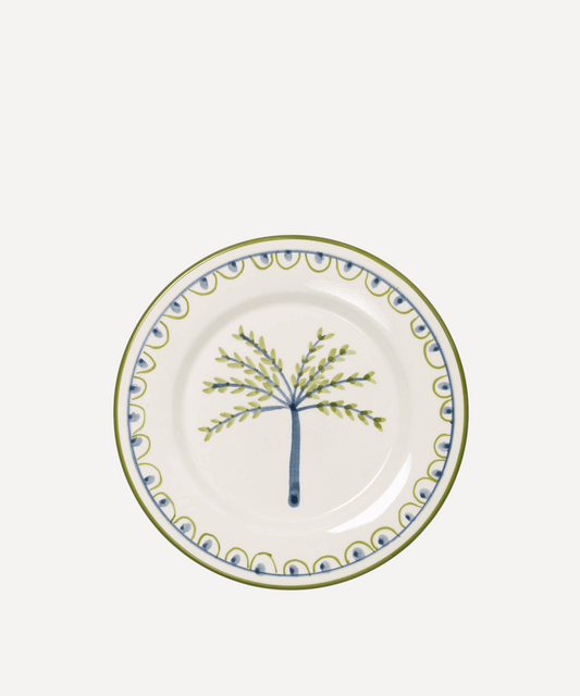 Coqueiro Hand-Painted Salad Plate - Set of 4